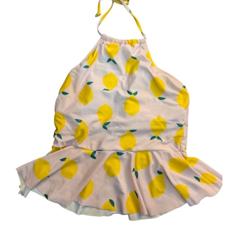 Lime Ricki Swimsuit Bathing Suit Tankini Top Preppy Lemons Southern Coquette M